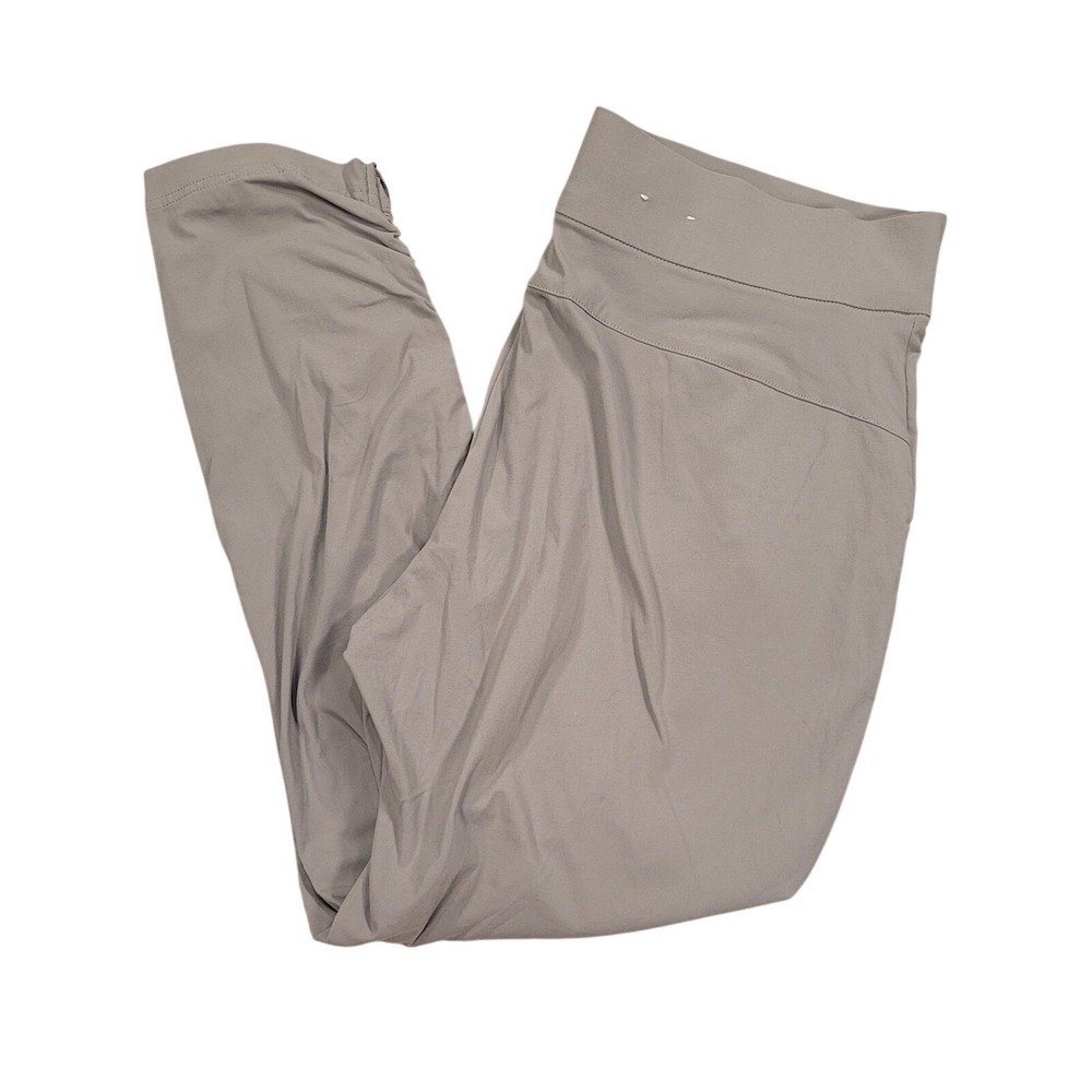 Columbia Omni-Shield Gray Hiking Pants XL Women Ruched Adjustable Ankle Pockets